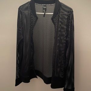 Black Mesh Jacket Victoria Secret